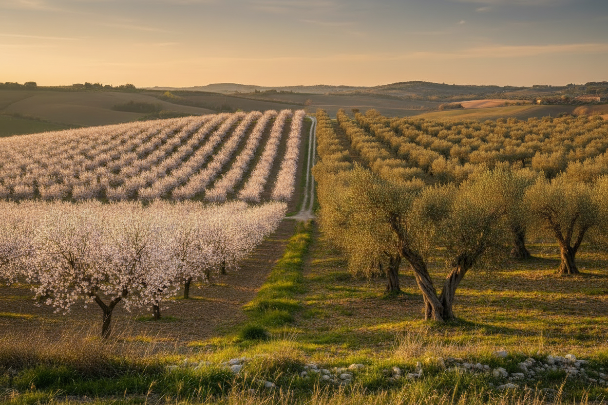 AGGIUNGI PIU PIANTE DI ULIVO NEL LATO DESTRO DOPODICHE LIMMAGGINE E PERFETTA